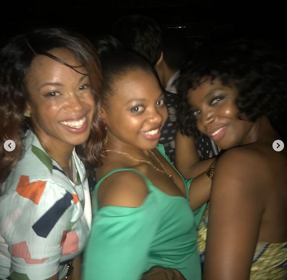 MaameYaa Boafo with her friends