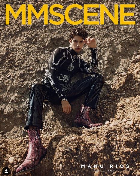 Manu Rios featured in MMSCENE magazine