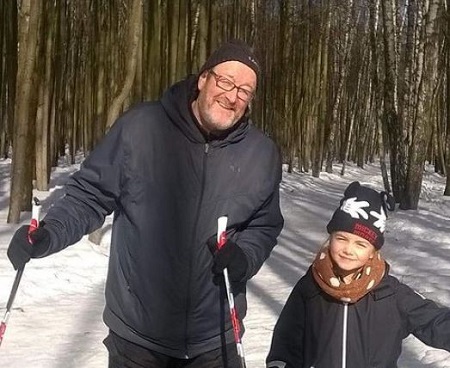 Marta Kessler with her grandfather