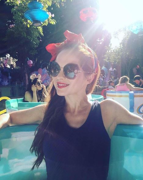 Melanie Zanetti visited Disneyland