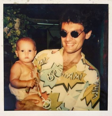 Melanie Zanetti with her dad