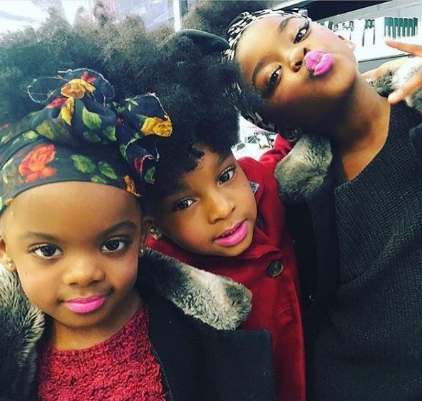 Melody Hurd with her friends