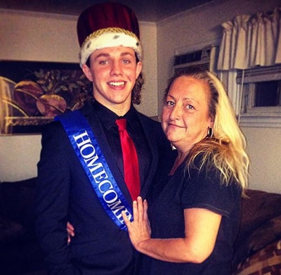 Michael Cammett with his mother Jody Cammett