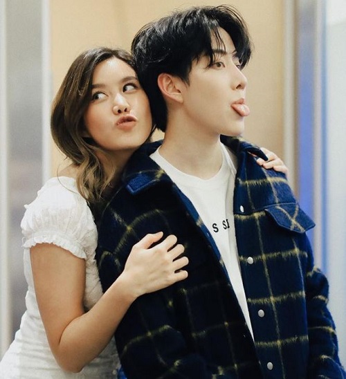 Mike Angelo with his sister Ying