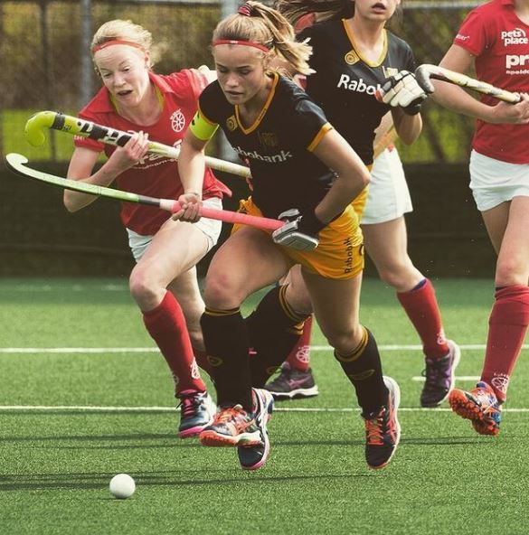 Mikky Kiemeney played hockey for HC Den Bosch's women's team