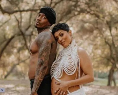 Moroccan Cannon's father Nick Cannon with her ex partner Abby De La Rosa