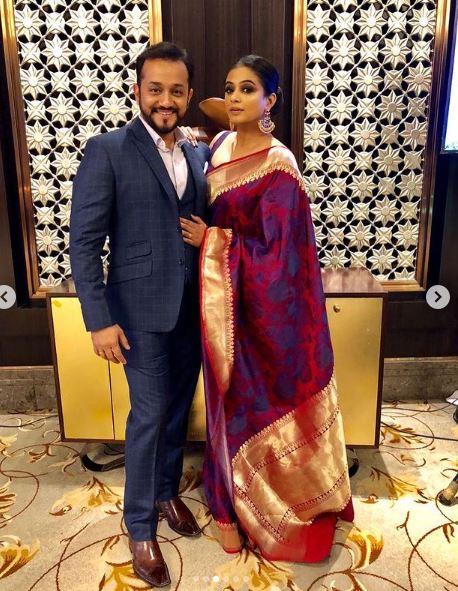 Mustafa Raj with his wife Priyamani