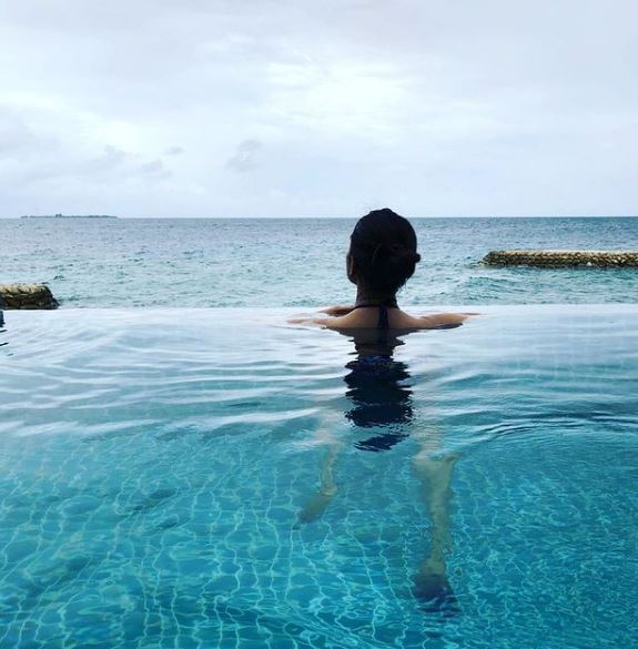 Naira Shah loves swimming