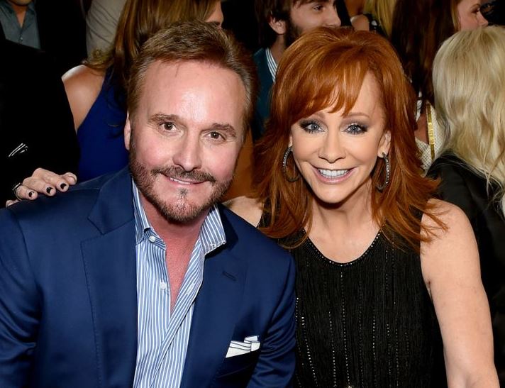 Narvel Blackstock with his ex-wife Reba McEntire