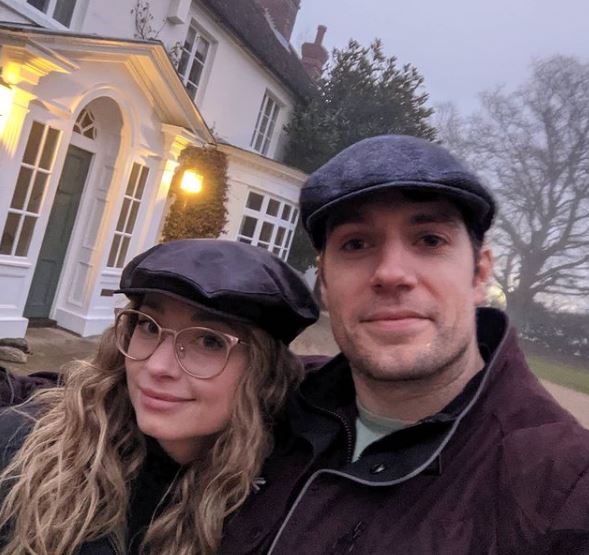 Natalie Viscuso with her boyfriend Henry Cavill