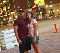 Nathan Webb with his mother Jay Davis