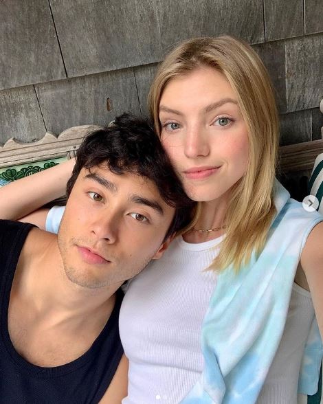 Niamh Adkins with her boyfriend Joe Ando-Hirsh