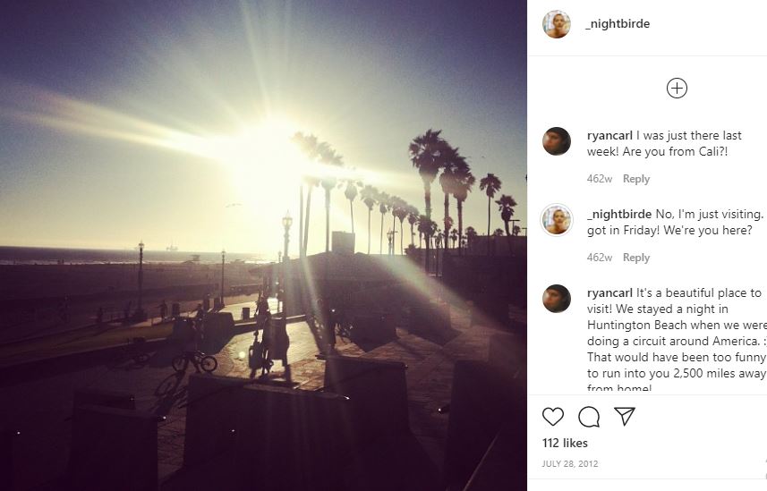 Nightbirde's first Instagram post
