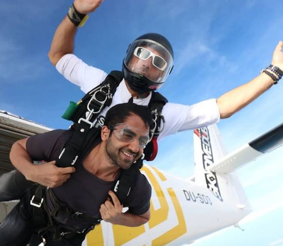 Nikhil Kamath loves paragliding