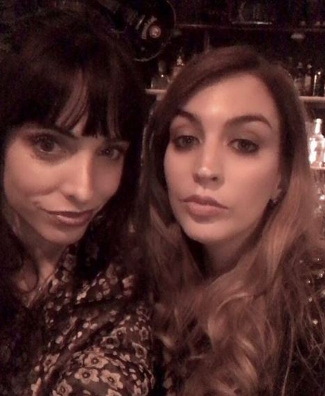 Paula Marcenaro Solinger with her best friend