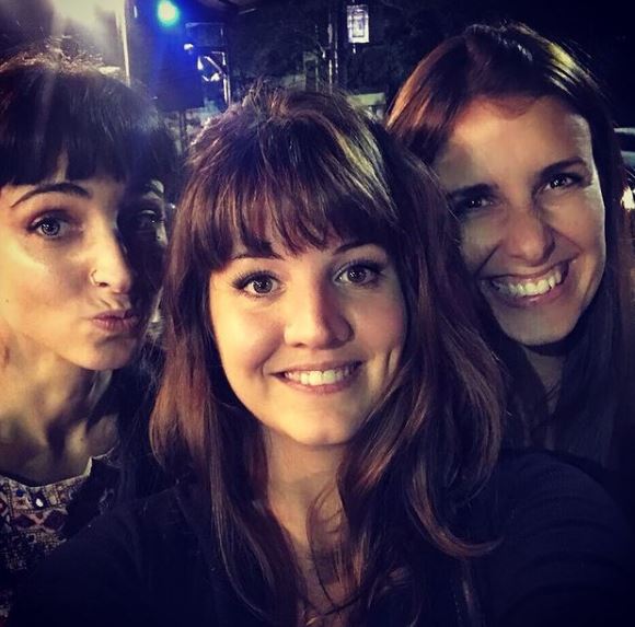 Paula Marcenaro Solinger with her friends