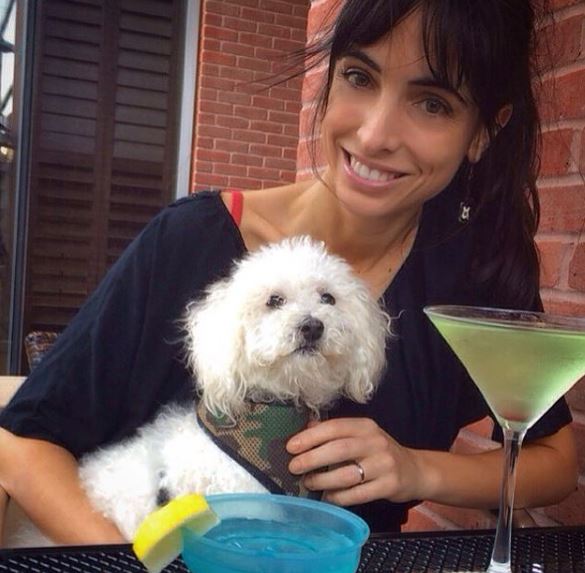 Paula Marcenaro Solinger with her pet cat