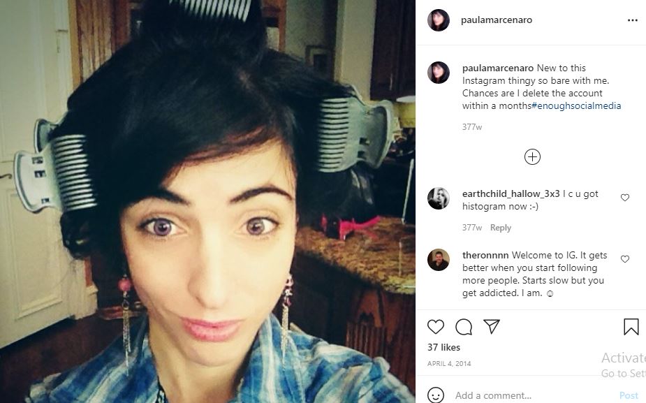 Paula Marcenaro Solinger's first Instagram post