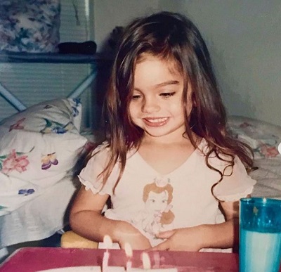 Priscilla Huggins childhood picture