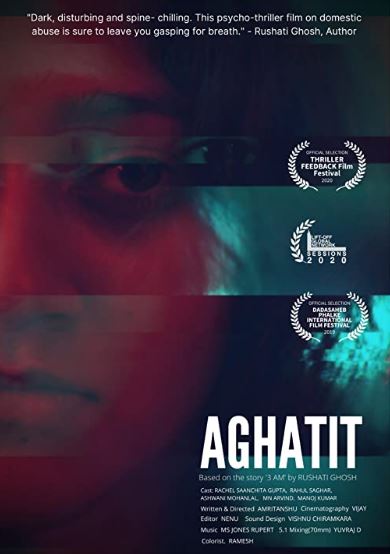 Rachel Saanchita Gupta featured in the short movie Aghatit