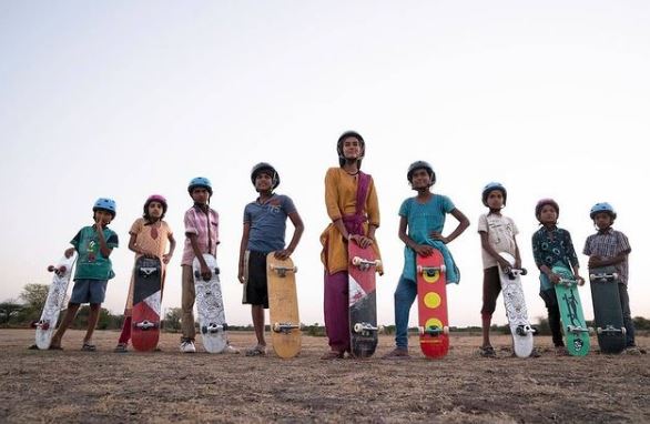 Rachel Saanchita Gupta played the lead role of Prerna in the movie Skater Girl