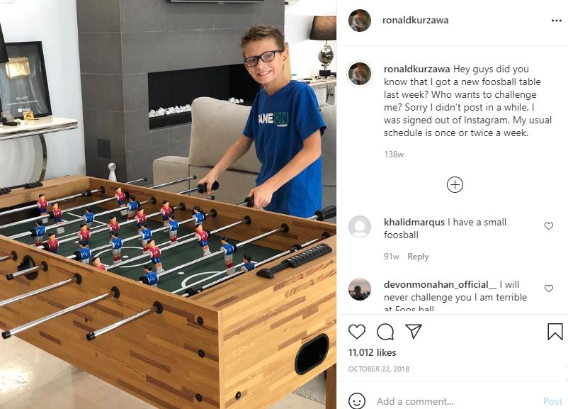 Ronald Kurzawa favorite game