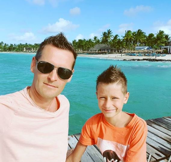 Ronald Kurzawa with his father Freddy Kurzawa