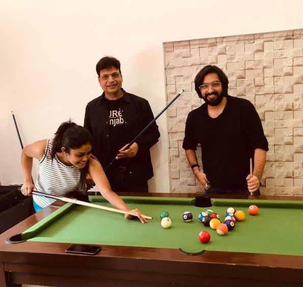 Sachet Tandon loves to play pool ball
