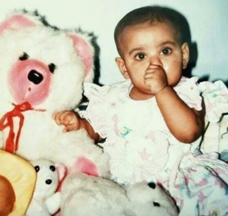 Sakshma Srivastav picture as a baby