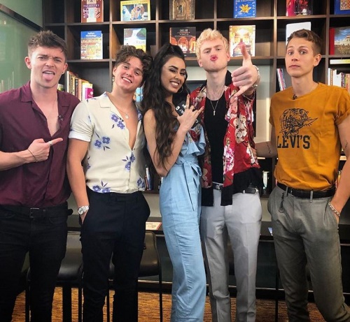 Sakshma Srivastav with The Vamps