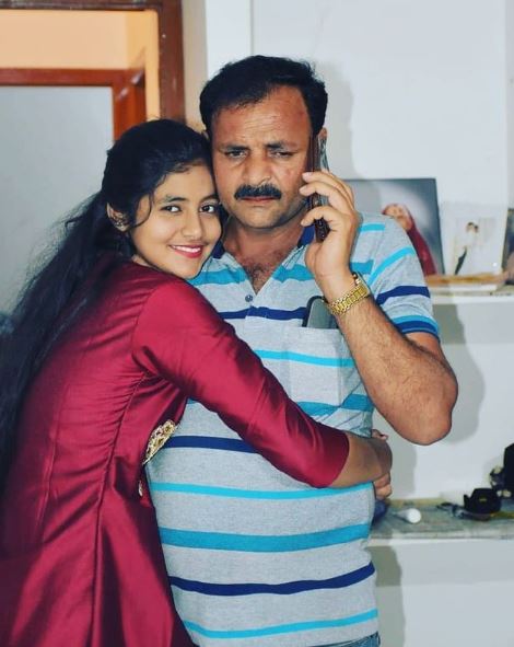 Sanchita Basu with her father