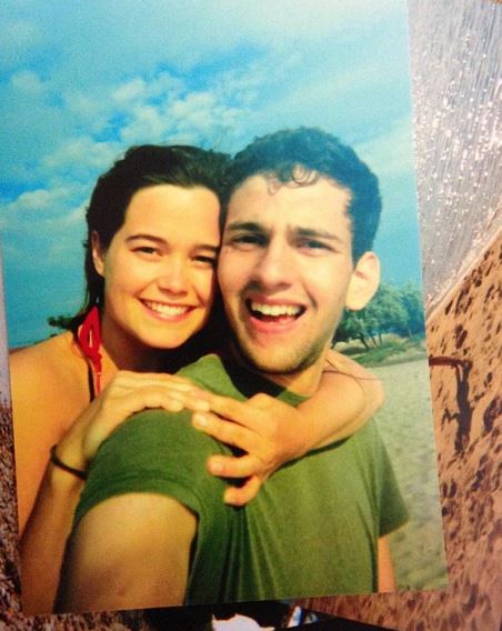 Sarah Catherine Hook with her best friend Phillip laskaris