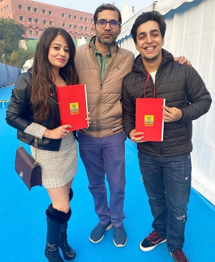 Shreya Singh promoting Binge Read Comics with Gagan Arora in Comic Con