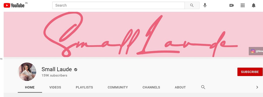Small Laude Youtube Account