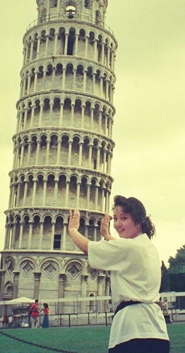 Small Laude when she was young