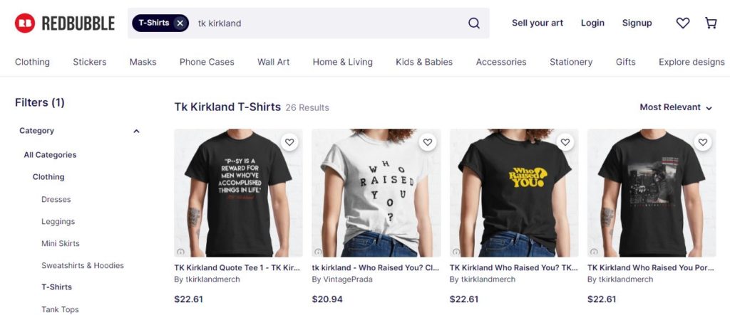 TK Kirkland fashion Brand