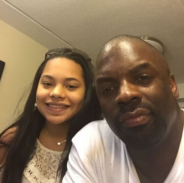 TK Kirkland with his eldest daughter Isis Kirkland