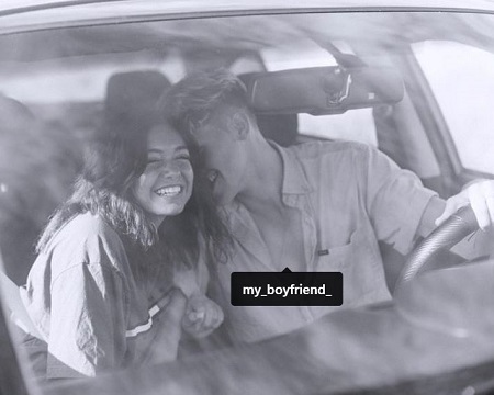 Tabitha Swatosh with her boyfriend Matt Ryan