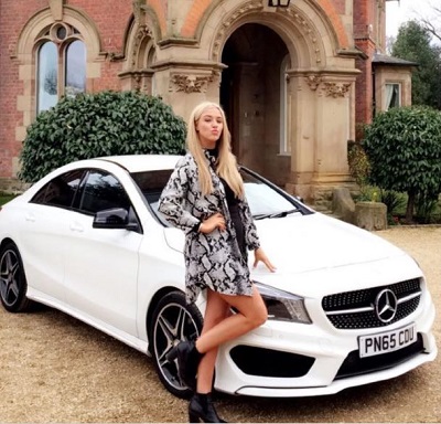 Taylor Ward revealed that her parents had already bought her a Mercedes Benz, which costs £24,000 before even passing her driving test
