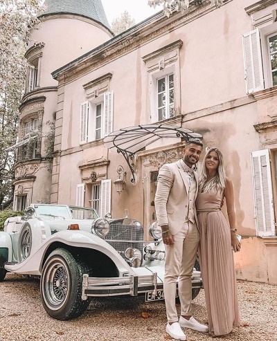 Thibault Garcia wedding day picture