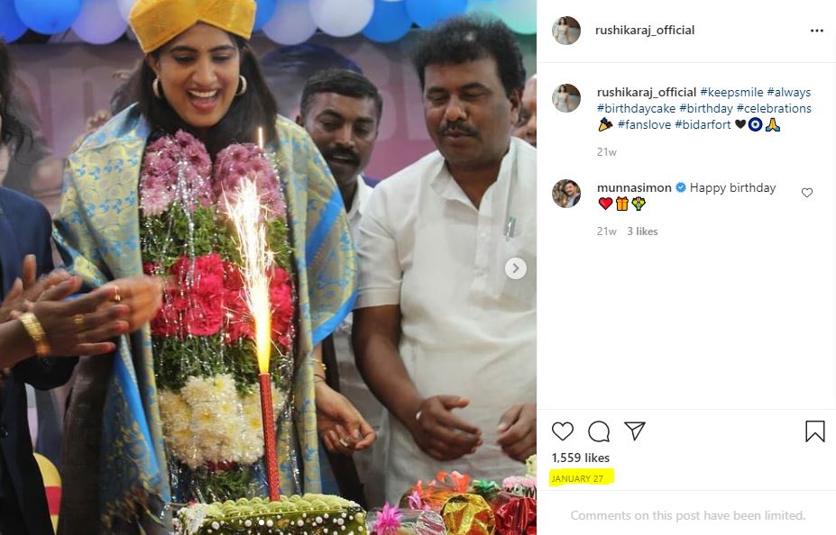 Triveni Rao celebrates her birthday