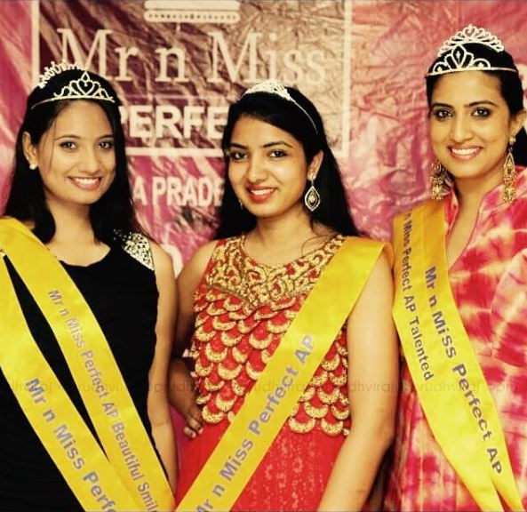 Triveni Rao won the title of Mr and Miss Perfect AP