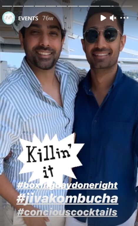 Tushaan Bhindi with brother Avit Bhindi at an event