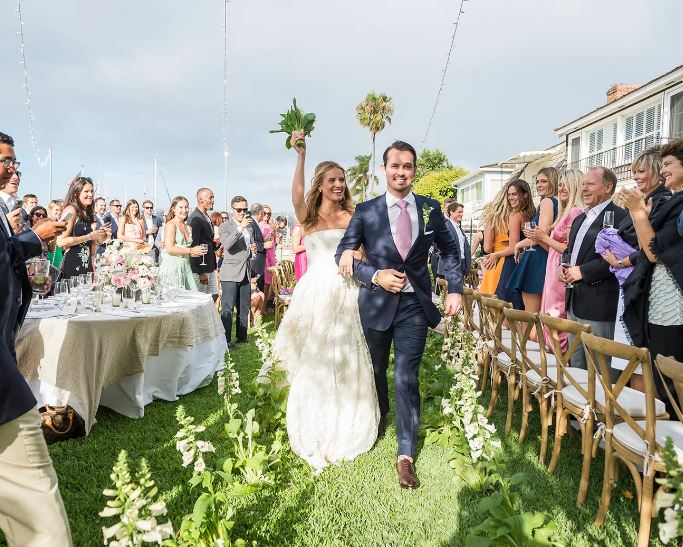 Wedding photo of Kristopher Brock and Laura Vassa