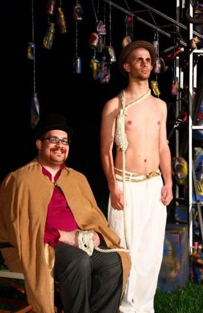 Wesley Laga during theatre shows