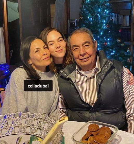 Ximena Lamadrid with parents Marcela Manon and Jaime Alberto Lamadrid
