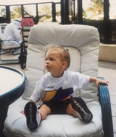 Ximena Lamadrid's childhood picture