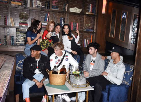 Zack Bia with his friends