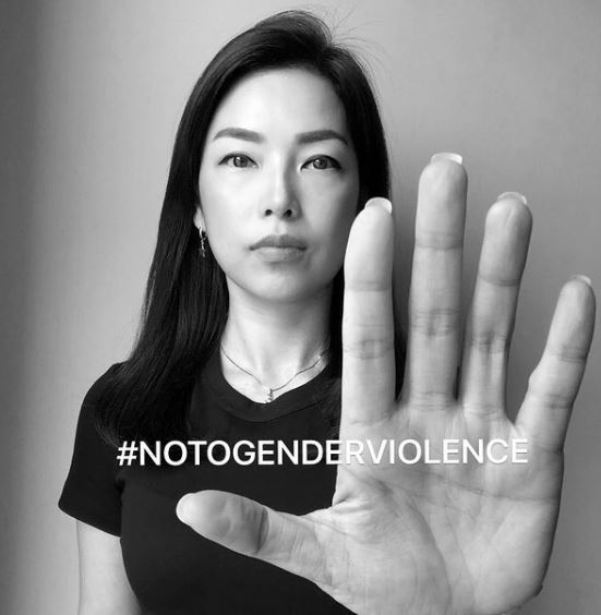 Zen Hernandez supports NOTOGENDERVOILENCE