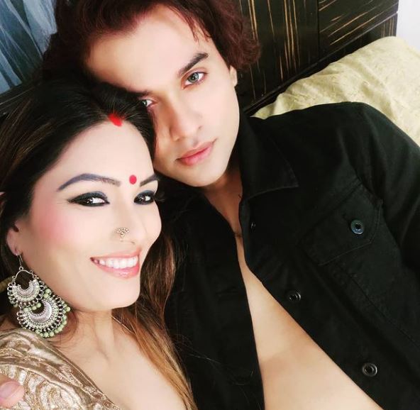 Zoya Rathore with her best friend